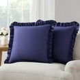 thumbnail image 1 of Draper James 2-Pack Solid Ruffle Decorative Pillows, 1 of 6