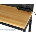 thumbnail image 4 of Member's Mark Height Adjustable 2-Drawer Workbench with Pegboard, 60" W x 20" D x 37.5"- 41.5" H, 4 of 11