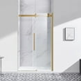thumbnail image 2 of OVE Decors Bel 48" W x 78-3/4" H Frameless Soft-Close Sliding Shower Door, 2 of 9