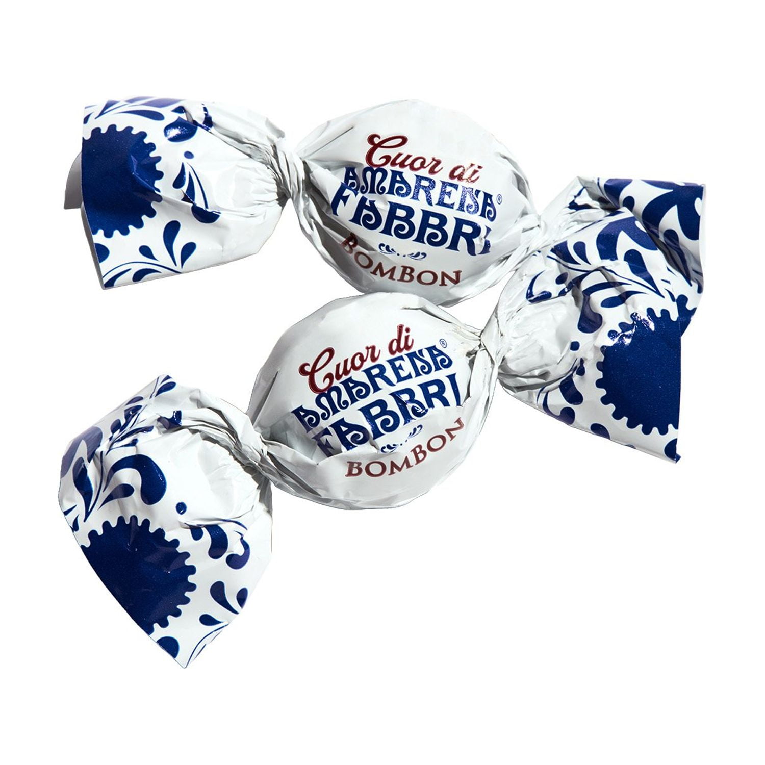 Cuor di Amarena Fabbri Bombo Chocolate Covered Wild Cherries, 21.2