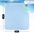 thumbnail image 2 of Simpli-Magic Reusable Absorbent Multi-Purpose Washable Underpads, Oil Spill Pads & Training Pads, Heavy-Duty Leakproof Protection, 34" x 36", 4 Pack, 2 of 8