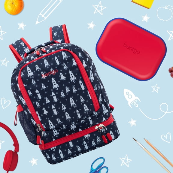 Bentgo 2-In-1 Backpack & Lunch Bag and Bentgo Kids Chill Lunch Box, Choose Color