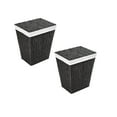 thumbnail interactive-video image 1 of Member's Mark Laundry Hamper, 19.5" W x 14.5" D x 23" H	, Set of 2, 1 of 11