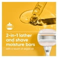 thumbnail image 4 of Venus MoistureGlide Women's Razor, 5 Blade, Handle + 10 Cartridges, 4 of 10