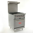 thumbnail image 2 of General Stainless Steel Gas Range with Oven, Choose Size & Gas Type, 2 of 6