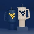 thumbnail image 2 of Logo Brands West Virginia Mountaineers 40 oz. Stainless Steel Tumbler Set, 2 of 6