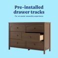 thumbnail image 4 of Graco Olivia 6 Drawer Double Dresser, Choose Color, 4 of 9