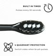 thumbnail image 3 of Gleem Electric Toothbrush, Battery Powered, Soft Bristles, Black and White (2 pk.), 3 of 6