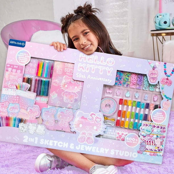 Hello Kitty 50th Anniversary 2-in-1 Sketch & Jewelry Studio, 400