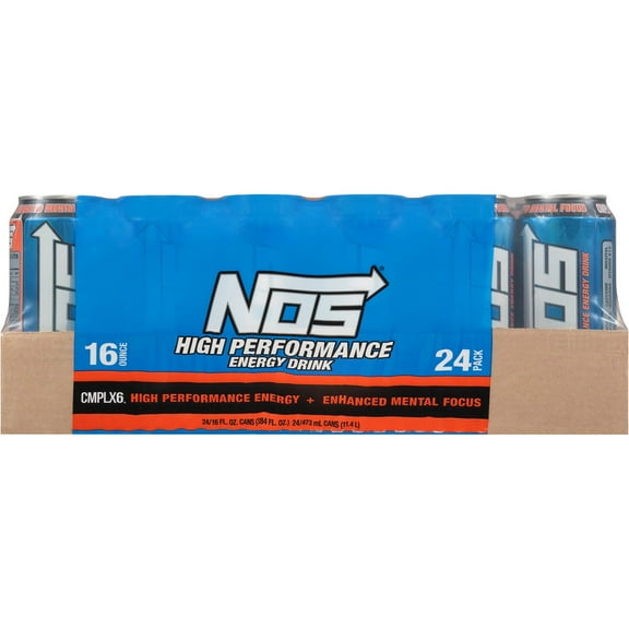 NOS High Performance Energy Drink, 16 fl. oz., 24 pk.
