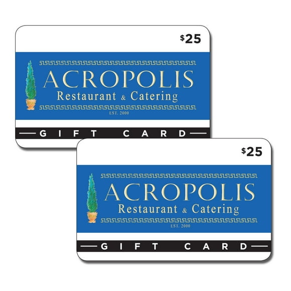 Acropolis Restaurant $50 Gift Card Multi-Pack, 2 x $25