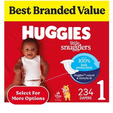 Huggies Little Snugglers Baby Diapers, Sizes Newborn-2