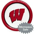 thumbnail image 4 of Wisconsin Badgers NCAA Round Paper Plates, 10", 85 ct., 4 of 6