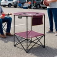 thumbnail image 2 of Logo Brands NCAA 27.6" Round Tailgate Table with Shelf, 2 of 5