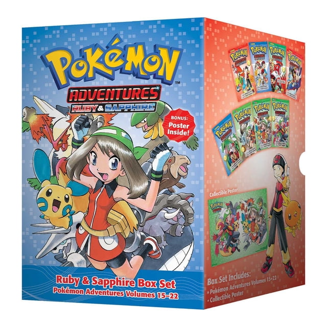 Kit Box Rudy Pokémon Adventures Ruby & Sapphire Box Set: Includes Volumes 15-22 ...