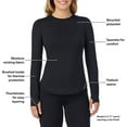 thumbnail image 4 of Cuddl Duds Women's ClimateCore® Baselayer Long Sleeve Crew, 4 of 6