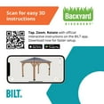 thumbnail image 10 of Backyard Discovery 14' x 10' Cordova Light Brown Cedar Gazebo with PowerPort, 10 of 13