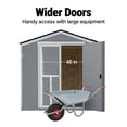 thumbnail image 8 of Handy Home Products Gable 8' x 7'.5" Value Outdoor Wooden Shed, 8 of 16