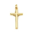 thumbnail image 5 of Two-Tone Crucifix Pendant in 14K Yellow Gold, 5 of 6