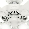 thumbnail image 8 of Hunter 52 inch Swanson Matte Black Ceiling Fan with LED Light Kit and Pull Chain, 8 of 9
