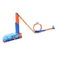 thumbnail image 5 of Hot Wheels Speed Drop Transport, 5 Toy Cars, Track Creator Loop, Straight Piece & Flipper, 5 of 6