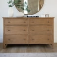 thumbnail image 1 of details by Becki Owens 6-Drawer Ren Dresser, Distressed Natural Wood Finish, 1 of 9
