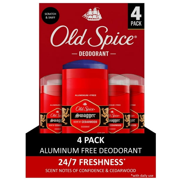 Old Spice Swagger Aluminum-Free Deodorant for Men, pk