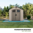 thumbnail image 2 of Lifetime 8' x 7.5' Outdoor Storage Shed, 2 of 18