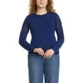 thumbnail image 1 of Nine West Women's Pointelle Sweater, 1 of 7