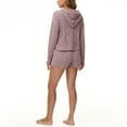 thumbnail image 3 of 525 Women's 2-Piece Hoodie and Short Pajama Set, 3 of 7
