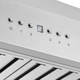 thumbnail image 6 of Forno Orvieto Wall Mount Range Hood In Stainless-Steel with Baffle Filters & Chimney, 6 of 9