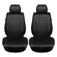 thumbnail image 1 of CarPass Premium Faux Leather 3D Foam Seat Cover-2 Pack, 1 of 7