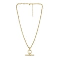 thumbnail image 2 of Toggle Pendant Necklace in 14K Gold, 2 of 5