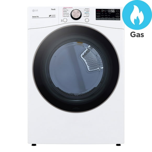 LG 7.4 cu. ft. Gas Dryer with Truesteam Technology