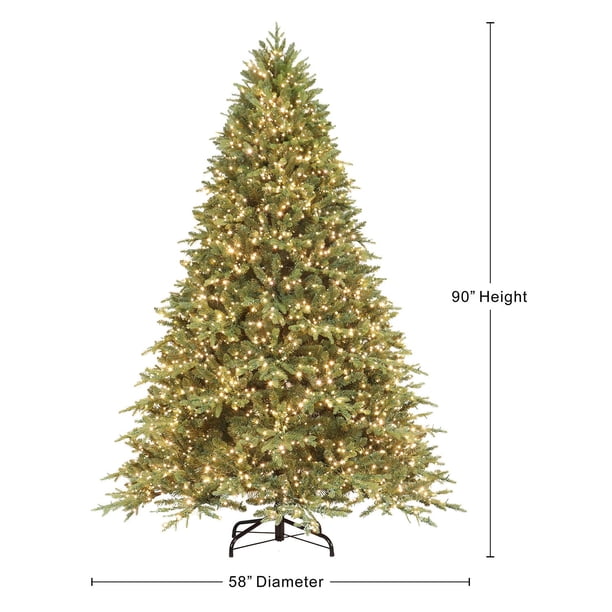 Member's Mark 7.5' Pre-Lit Fraser Fir Downswept Christmas Tree