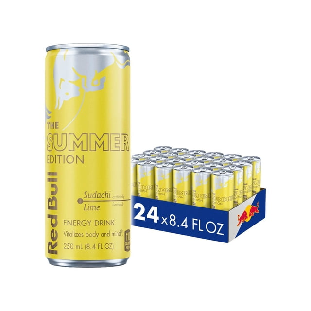 Red Bull Summer Edition Energy Drink, 8.4 fl. oz., 24 pk.