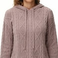 thumbnail image 4 of 525 Women's 2-Piece Hoodie and Short Pajama Set, 4 of 7