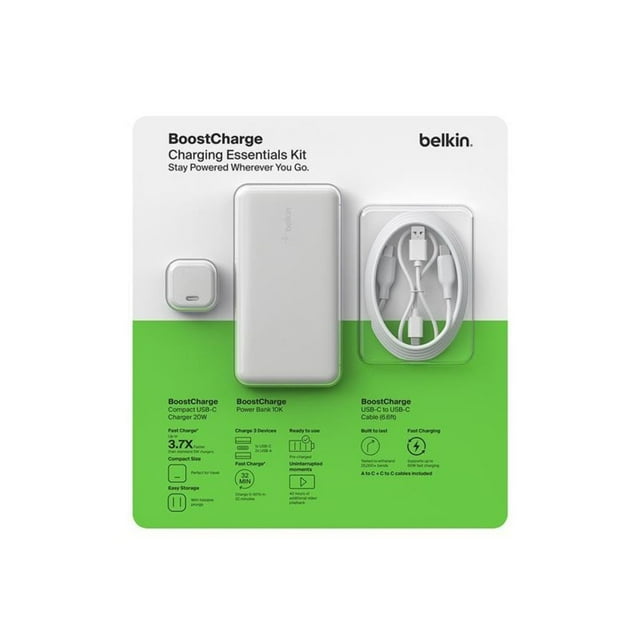 Belkin Boost Charge 20W Wall Charger with 10k Powerbank Bundle