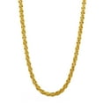 thumbnail image 4 of Criss Cross Diamond Cut Sparkle Chain Necklace in 14K Gold, 4 of 12