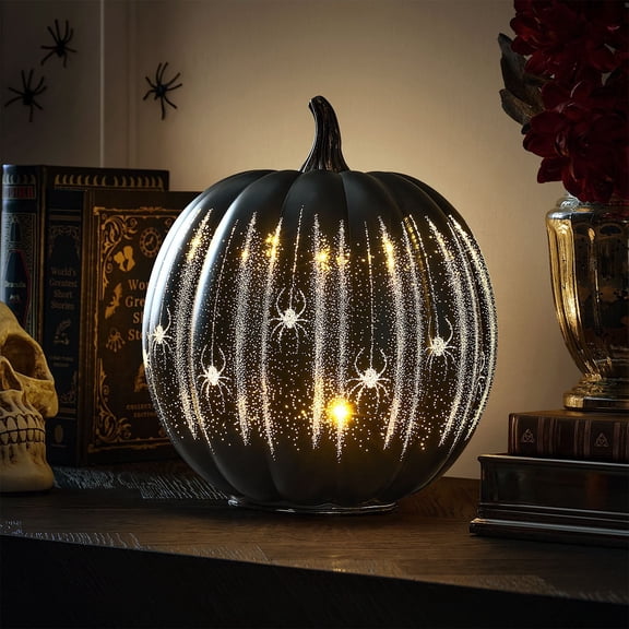 Member's Mark Pre-Lit Rotating Shimmer Pumpkin