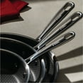 thumbnail image 4 of T-fal HybridMesh 5-Piece Tri-Ply Stainless Steel Fry Pan Set, 4 of 6
