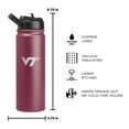 thumbnail image 3 of Logo Brands Virginia Tech Hokies 24oz SS Water Bottle 2pk, 3 of 5