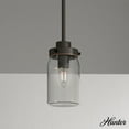 thumbnail image 1 of Hunter Devon Park with Clear Glass Pendant Ceiling Light Fixture, 1 of 9
