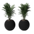 thumbnail image 5 of Veradek 18" Grooved Round Planter, Set of 2, 5 of 11