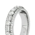 thumbnail image 4 of 2.25 C.T. TW Baguette and Round Cut Diamond Eternity Band in 14K Gold, 4 of 6
