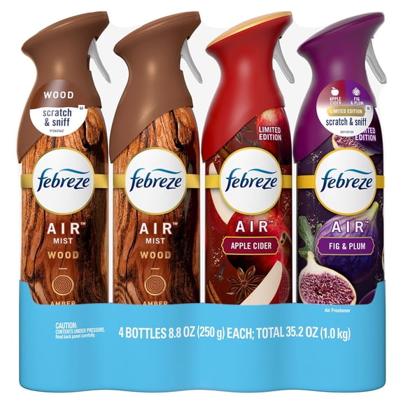 Febreze Air Effects Air Freshener Spray, Hawaiian Aloha & Ocean, 4 ct., 35.2 oz.