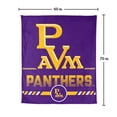 thumbnail image 7 of Logo Brands Prairie View A&M Panthers 60"x70" Super Plush Blanket, 7 of 7