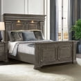 thumbnail image 1 of Society Den Paterson Bed in Grey, Storage Option & Assorted Sizes, 1 of 8