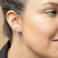 thumbnail image 5 of 1.96 CT. T.W. Round Cut Inside Out Diamond Hoop Earrings in 14K Gold, 5 of 5
