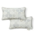 thumbnail image 2 of Martha Stewart Modern Banana Leaves Indoor/Outdoor Decorative Pillow, Set of 2, Choose Size, 2 of 10